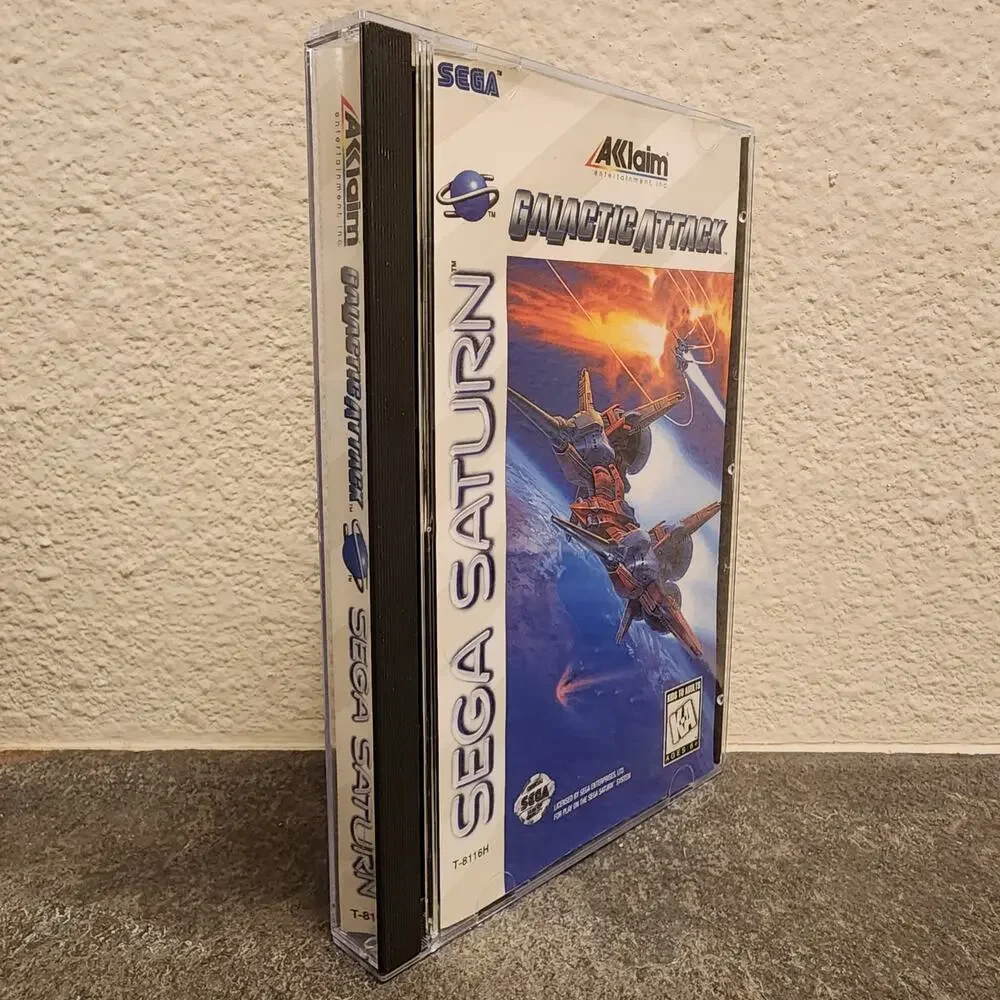 Game - Galactic Attack (CIB+) - Saturn - Taito - Sega - Acclaim